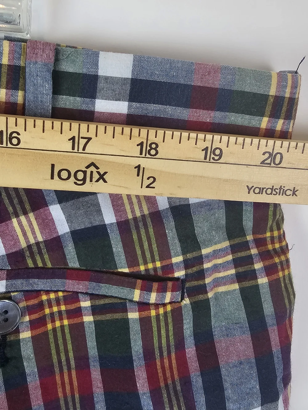 Polo Ralph Lauren Shorts Indian Madras Patchwork Check Tartan Preppy Mens 40